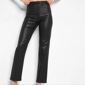 Express Leather Pants Super High Rise